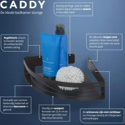 Tiger Caddy hoekkorf groot zwart