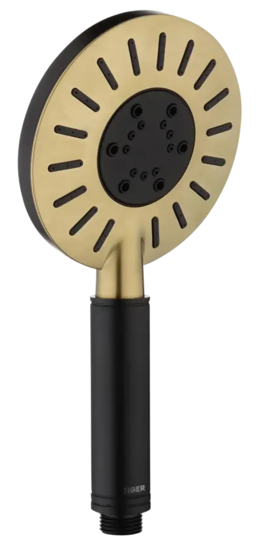 Tiger douchekop Splash Akcent handdouche waterbesparend 3 standen ø 12 cm zwart
