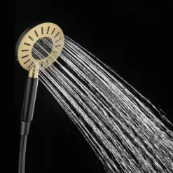 Tiger douchekop Splash Akcent handdouche waterbesparend 3 standen ø 12 cm zwart