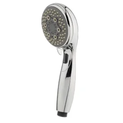 Tiger douchekop Splash Eco Malaga handdouche waterbesparend 5 standen ø 8 cm chroom