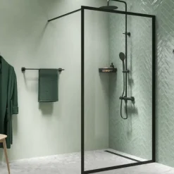 Tiger douchemand Carv hoek 21 cm Zwart