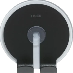 Tiger dubbele zuignap-haak Twin transparant/zwart