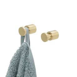 Tiger haken set van 2 Pico geborsteld goud RVS