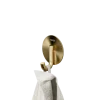 Tiger handdoekhaak geborsteld goud