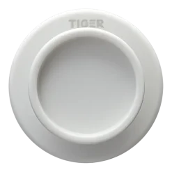 Tiger Handdoekhaak Tess wit/lichtgrijs 2 stuks