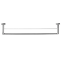 Tiger handdoekrek Cooper dubbel 65,2 cm RVS geborsteld / Zwart