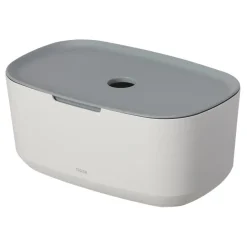 Tiger Opbergbox TESS met deksel wit/lichtgrijs