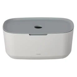 Tiger Opbergbox TESS met deksel wit/lichtgrijs