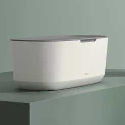 Tiger Opbergbox TESS met deksel wit/lichtgrijs