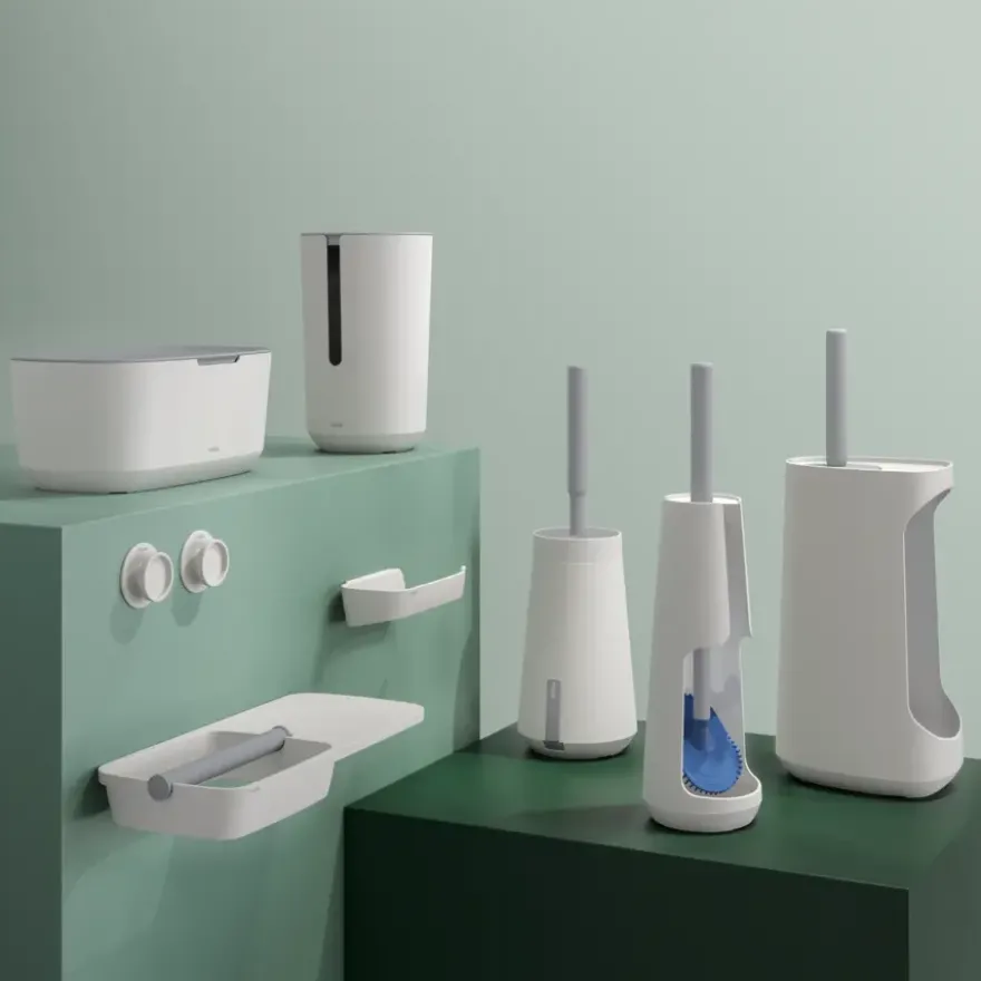 Tiger Opbergbox TESS met deksel wit/lichtgrijs