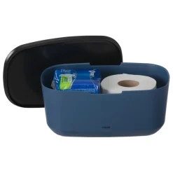 Tiger Opbergbox TESS met deksel blauw/zwart