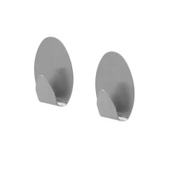 Tiger ophang haak Baseline Oval medium geborsteld RVS set van 2