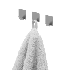 Tiger ophang haak Baseline Square small geborsteld RVS set van 3