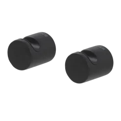 Tiger ophang haak Bold set van 2 mat zwart RVS