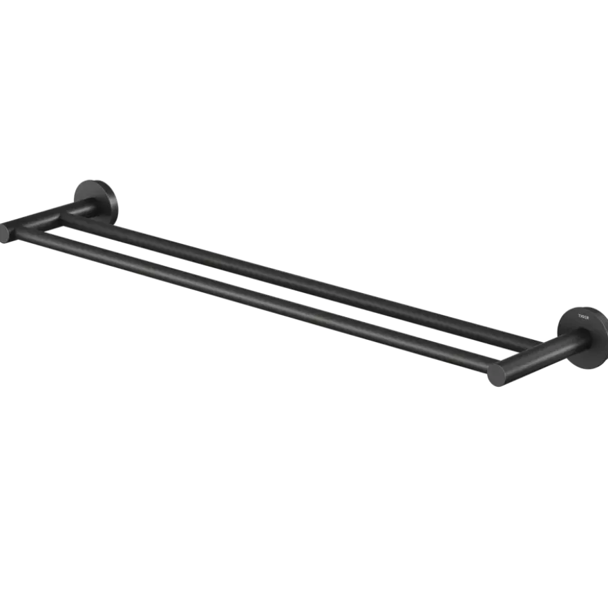 Tiger Orion Handdoekrek dubbel 60cm - Zwart