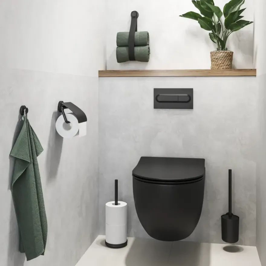 Tiger Orion Reserverolhouder hangend - Zwart