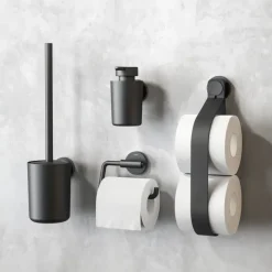 Tiger Orion toiletrolhouder zonder klep - Zwart