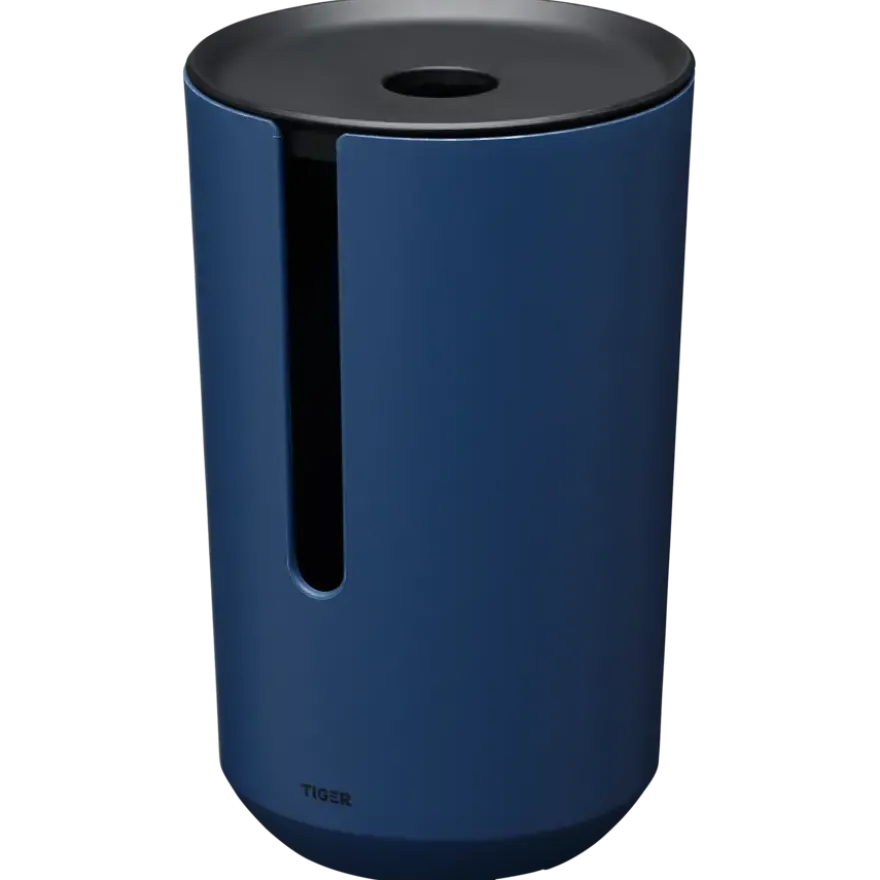 Tiger Reserverolhouder TESS met deksel vrijstaand blauw/zwart