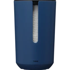 Tiger Reserverolhouder TESS met deksel vrijstaand blauw/zwart