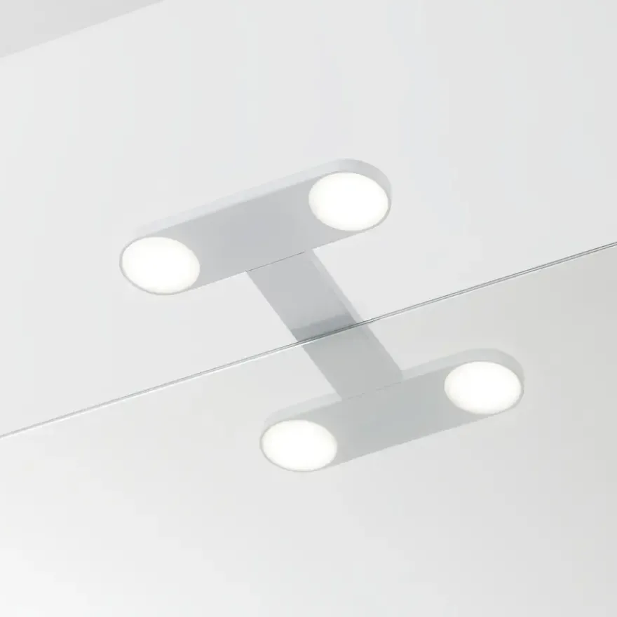 Tiger Spiegelverlichting Yaro Aluminium Wit 17cm 4000K
