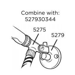 Tiger Splash scharnierstuk Chroom