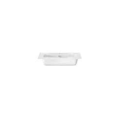 Tiger T-Line Oval inbouwwastafel 61 cm meubel wit