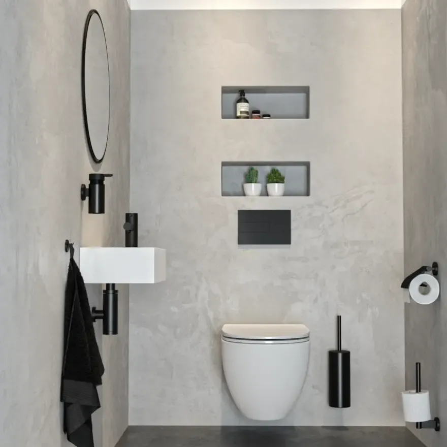 Tiger toiletborstelgarnituur Noon zwart