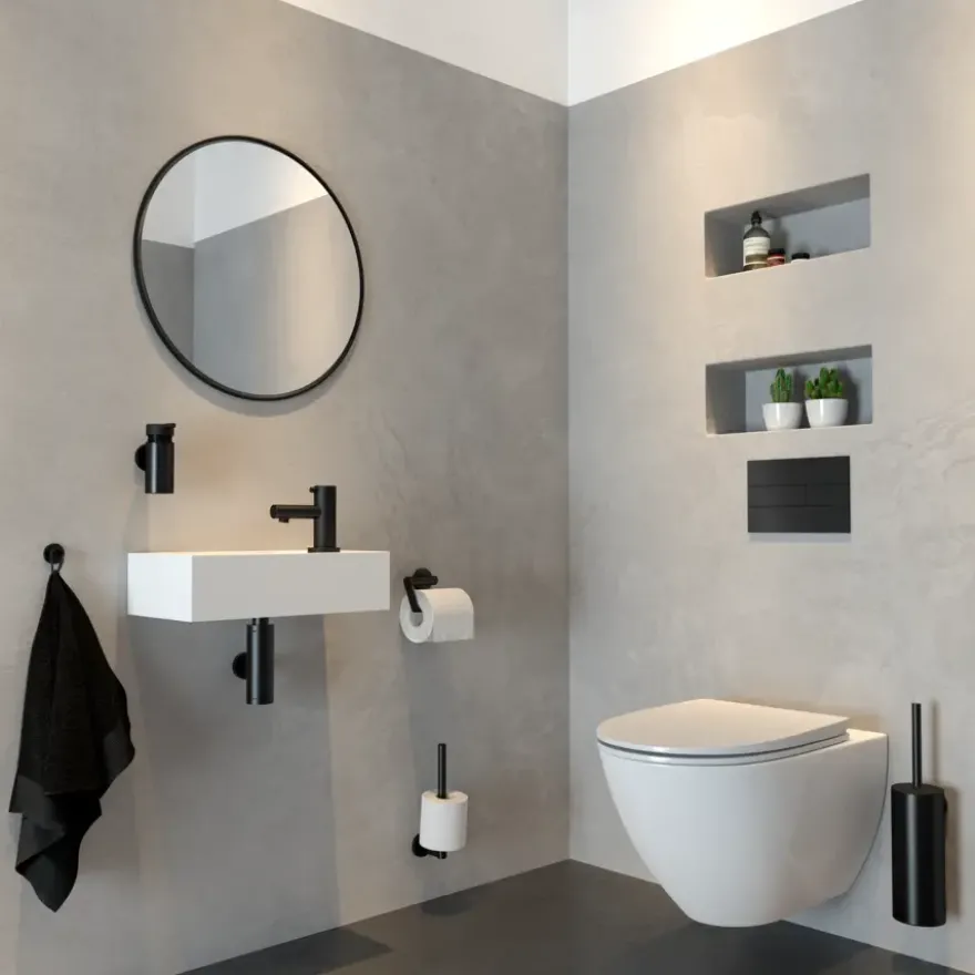 Tiger toiletborstelgarnituur Noon zwart
