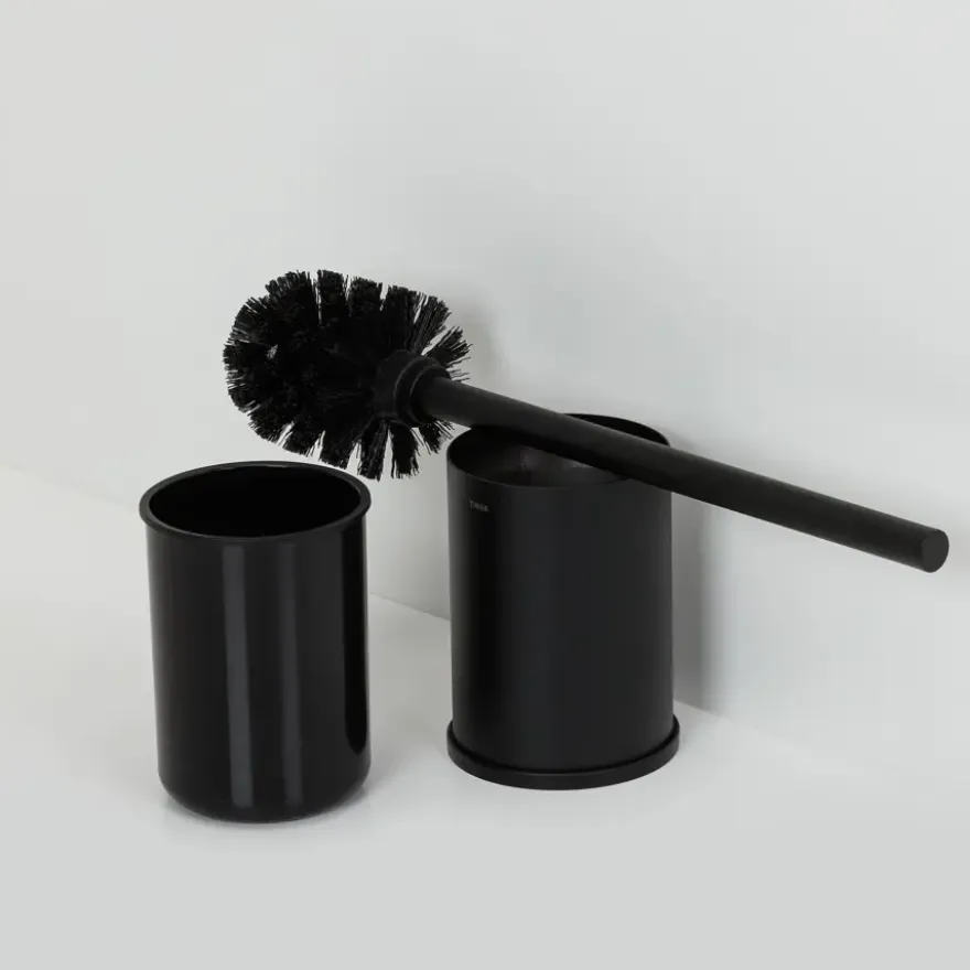 Tiger toiletborstelhouder Colar Staand Zwart