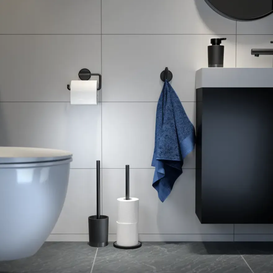 Tiger Toiletborstelhouder Tune Vrijstaand zwart
