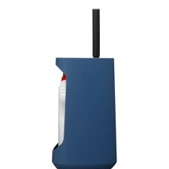 Tiger Toiletborstelhouder TESS met opbergfunctie vrijstaand en Swoop borstel flexibel blauw/zwart