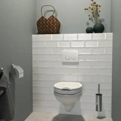 Tiger Toiletbril comfort care wit met deksel verhoogd