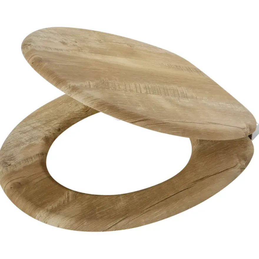 Tiger Toiletbril Hetta MDF Bruin met Softclose