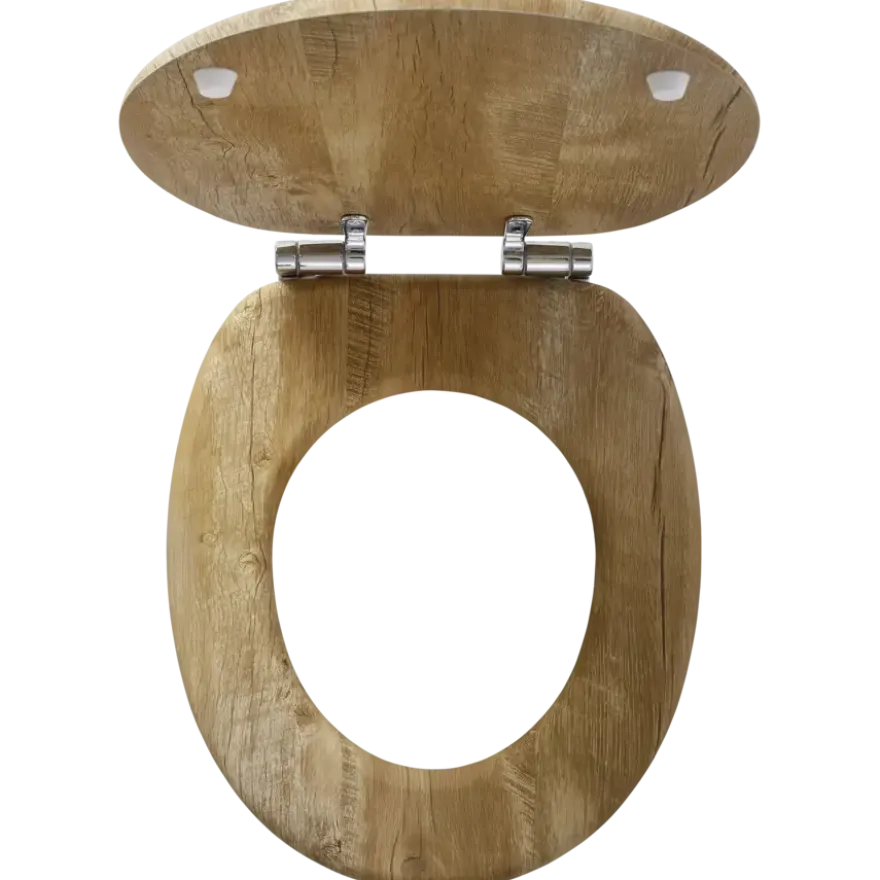 Tiger Toiletbril Hetta MDF Bruin met Softclose