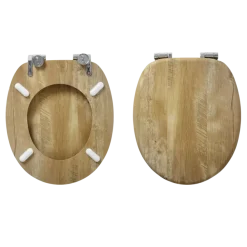 Tiger Toiletbril Hetta MDF Bruin met Softclose