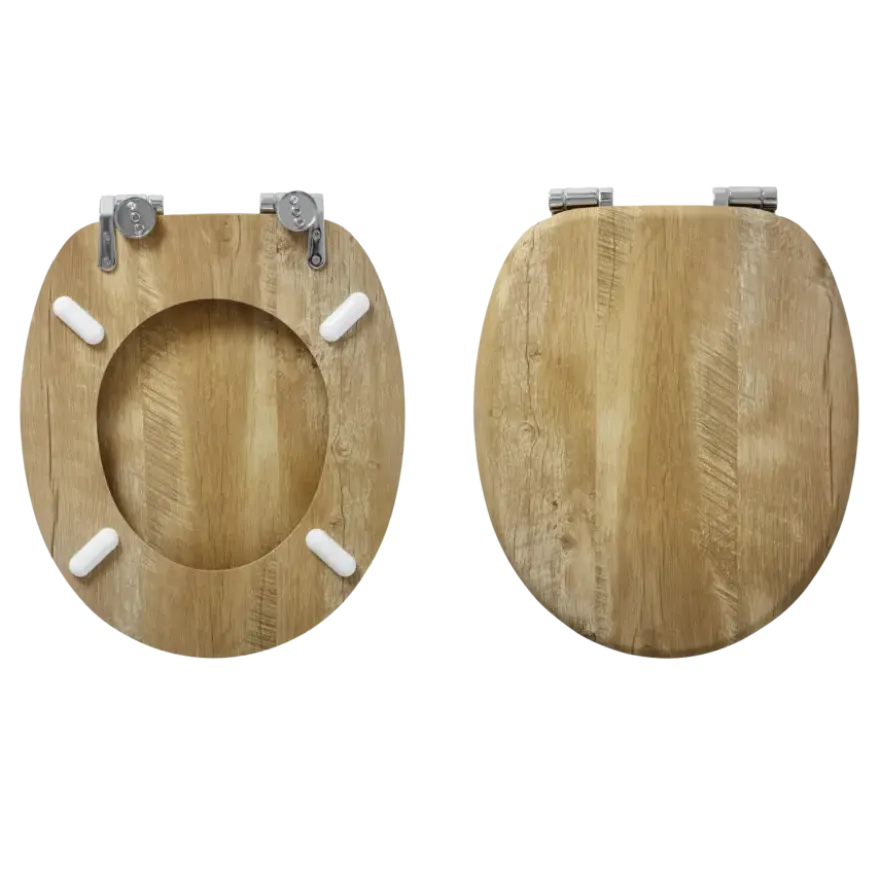 Tiger Toiletbril Hetta MDF Bruin met Softclose