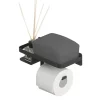 Tiger toiletrolhouder Caddy Zwart