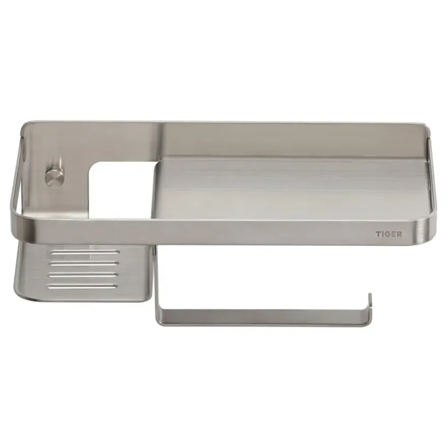 Tiger toiletrolhouder Caddy Rvs
