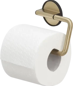Tiger Toiletrolhouder Tune messing zwart zonder klep