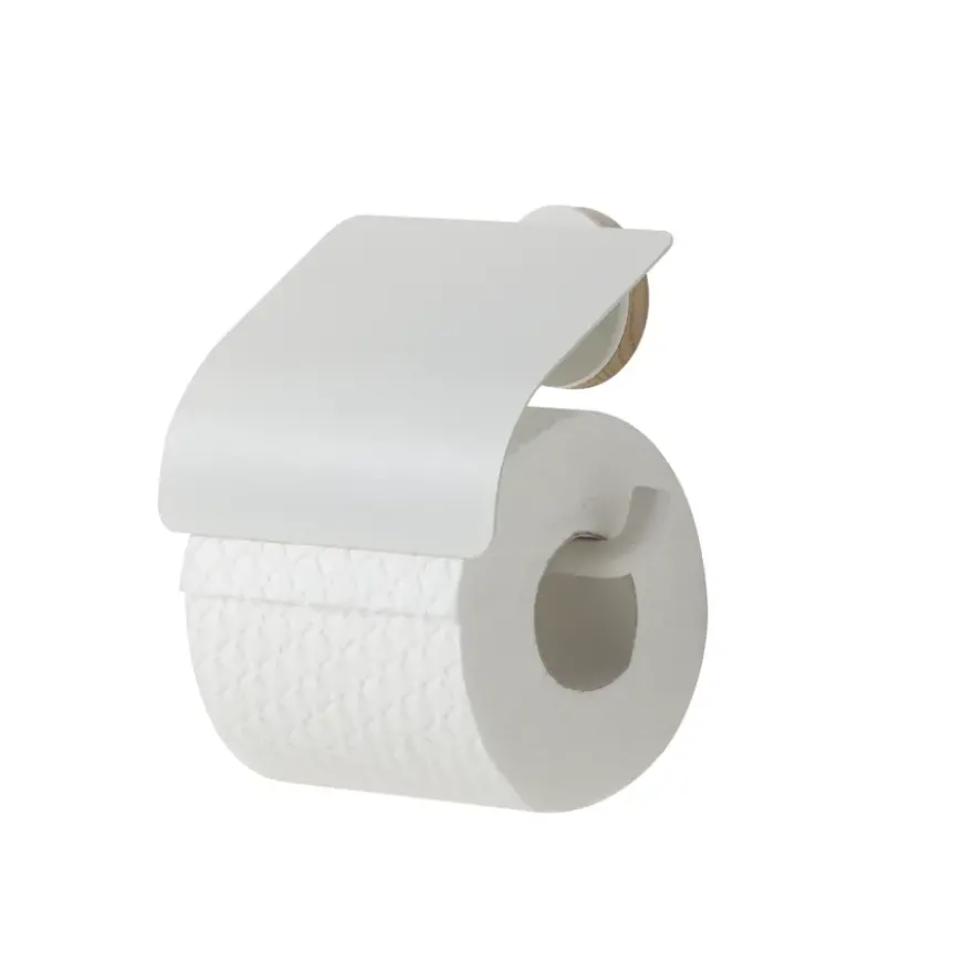 Tiger Toiletrolhouder Urban Wit met Klep