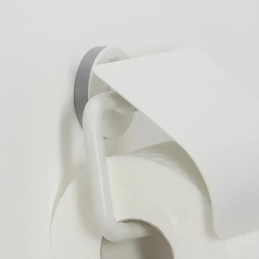 Tiger Toiletrolhouder Urban Wit met Klep