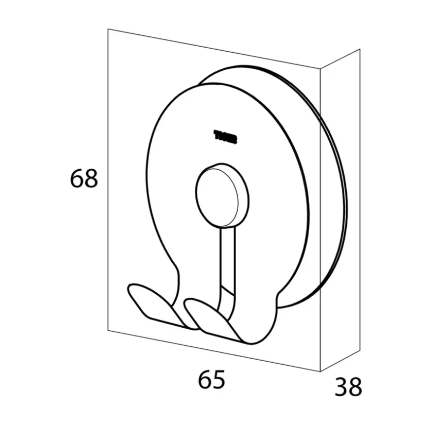 Tiger Twin haak rvs
