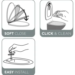 Tiger Ventura toiletbril softclose wit