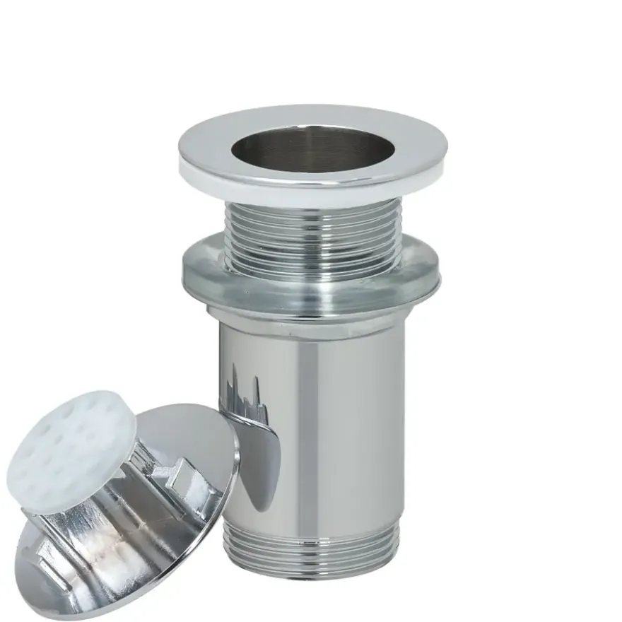 Tiger verlengde lavabo plug 1/4" van 30 tot 55 mm chroom