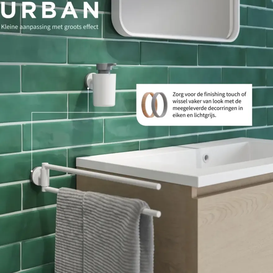 Tiger zeepdispenser Urban wit