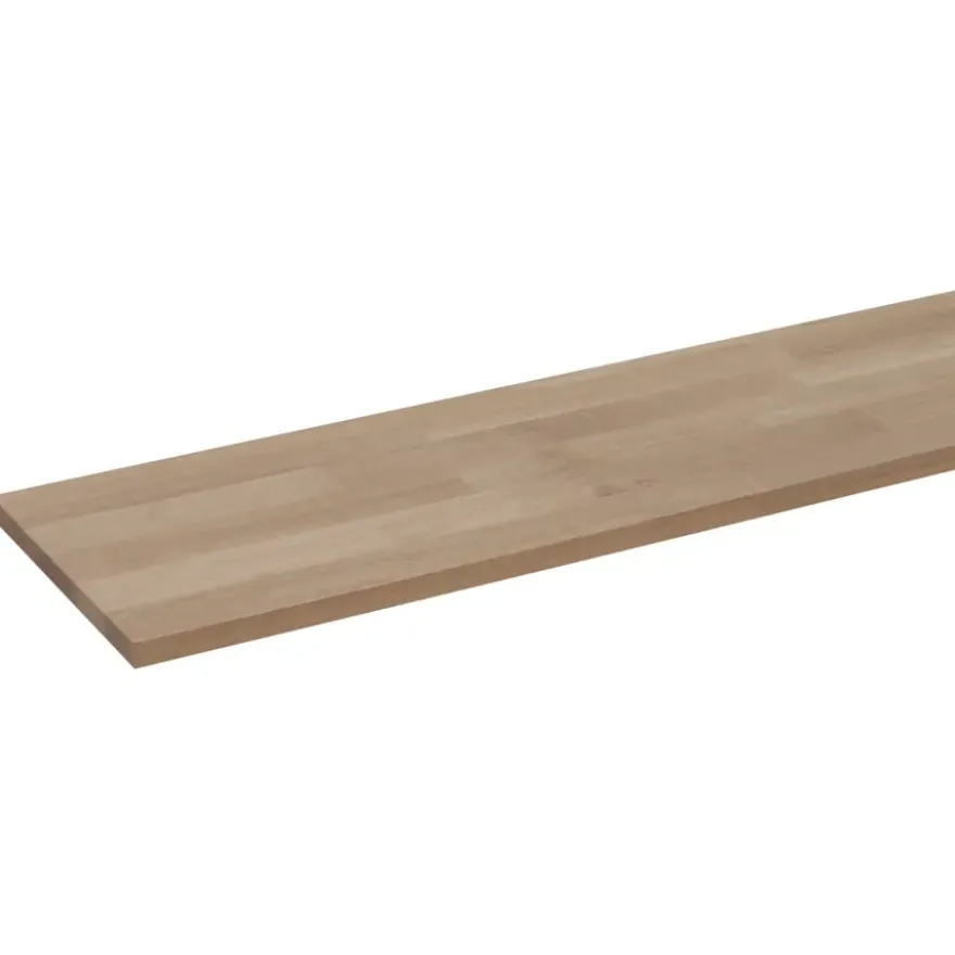 Timmerpaneel massief eiken 250x20 cm dikte 18 mm