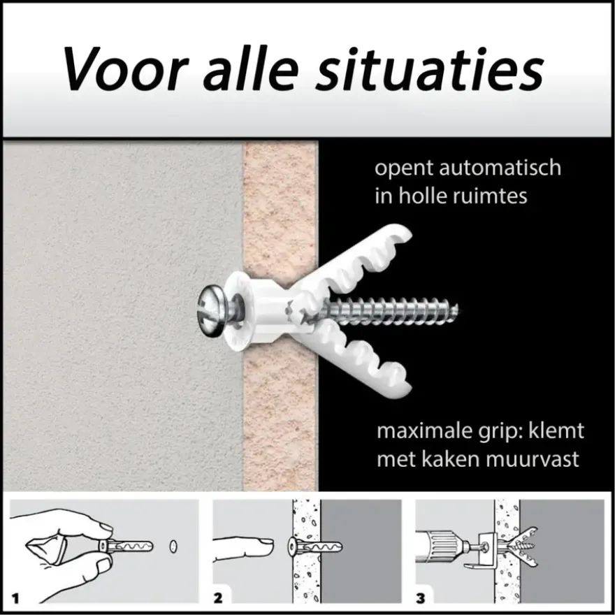 Toggler alligatorpluggen AF6 6 mm 6 stuks