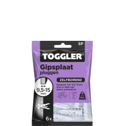 Toggler gipsplaatplug SP 9.5-15 mm 6 stuks