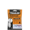 Toggler hollewandplug TB6 9-13 mm met schroeven 6 stuks