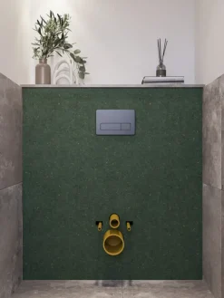 Toilet achterwand MDF 122 x 100 cm 15 mm vochtwerend